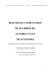 RESÚMENES COMENTADOS DE 50 LIBROS DE AUTORES