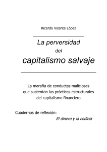 capitalismo salvaje - Ricardo Vicente López