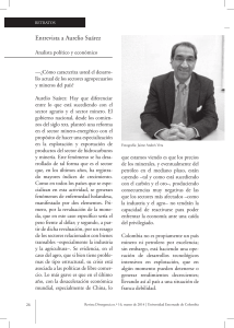 Entrevista a Aurelio Suárez - Revistas Universidad Externado de
