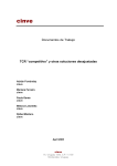 Documentos de Trabajo TCR “competitivo” y otras soluciones