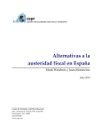 Alternativas a la austeridad fiscal en España