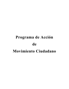 Programa de Acción de Movimiento Ciudadano