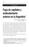 Fuga de capitales y endeudamiento externo en la Argentina*