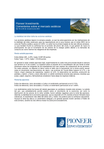 La debilidad del d&oacute;lar da&ntilde;a las acciones asi&aacute;ticas Renta variable