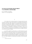 Las fluctuaciones financieras y la política monetaria