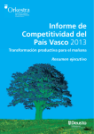 Informe de Competitividad del País Vasco 2013