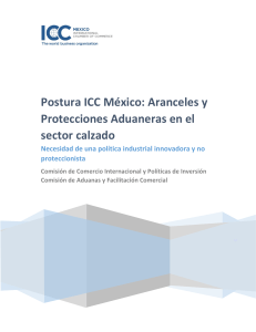Aranceles y Protecciones Aduaneras en el sector