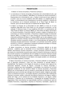 Presentaci&oacute;n y objetivos - Facultad de Ciencias Econ&oacute;micas y