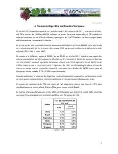 La Economía Argentina en Grandes Números.