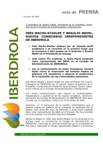 inés macho-stadler y braulio medel, nuevos consejeros