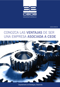 Conozca las ventajas de ser una empresa asociada a CEOE