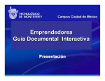 Emprendedores Guía Documental Interactiva