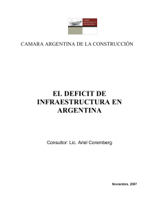 El Déficit de Infraestructura de Argentina