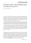 Arturo Claudio Laguado Duca – Desarrollismo y neodesarrollismo