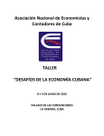 Taller “Desafíos de la economía cubana”