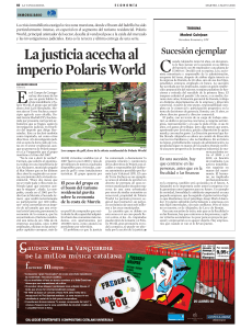 La justicia acecha al imperio Polaris World