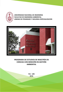 programa de estudios de maestr&iacute;a en ciencias con menci&oacute;n en