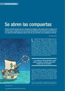 Se abren las compuertas