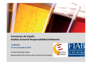 Cerveceros de España Análisis Sectorial Responsabilidad Ambiental