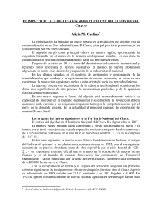 el impacto de la globalizaci&oacute;n sobre el cultivo del algod&oacute;n en el