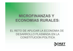 Microfinanzas y economias rurales