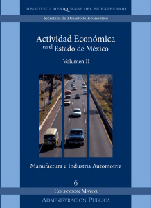 1. La industria manufacturera en el Estado de México
