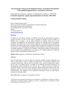 51st European Congress of the Regional Science Association