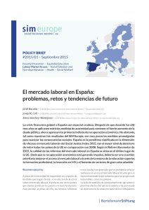 El mercado laboral en España: problemas, retos y tendencias de