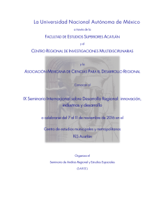 IX Seminario de Desarrollo Regional