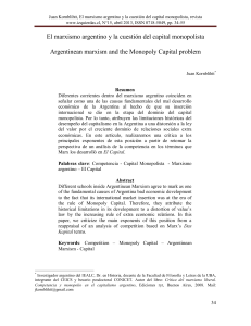 Juan Kornblihtt, El marxismo argentino y la cuestión del capital