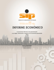 La economía informal: Una aproximación a su origen, dimensión e