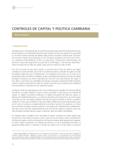 controles de capital y política cambiaria