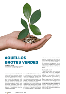 aquellos brotes verdes - Instituto Internacional San Telmo