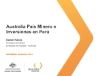 Australia País Minero e Inversiones en Perú