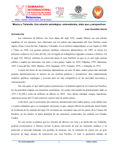 Ponencia - PORTES, revista mexicana de estudios sobre la Cuenca