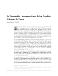 La Dimensión Latinoamericana de los Estudios Cubanos de Pazos