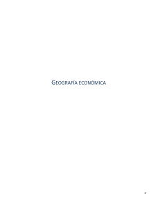geografía económica