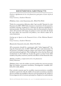 resúmenes/abstracts - Revistas Universidad Externado de Colombia