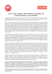 manifiesto 29 de febrero - Comisiones Obreras de Asturias