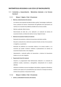 MATEM&Aacute;TICAS APLICADAS A LAS CCSS II (2&ordm; BACHILLERATO)
