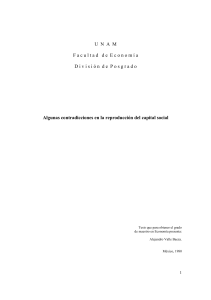 Algunas contradicciones en la reproducción del capital social