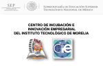 Modelo de Incubación - Instituto Tecnológico de Morelia