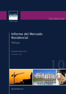 Informe del Mercado Residencial