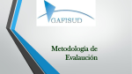 Metodología de evaluación con base en las nuevas