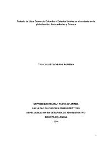 Tratado de Libre Comercio Colombia