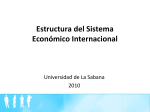 Estructura del Sistema Económico Internacional