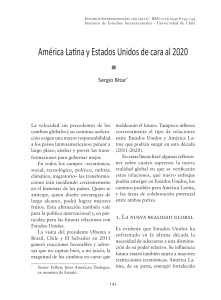 América Latina y Estados Unidos de cara al 2020