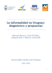 La informalidad en Uruguay: diagnóstico y propuestas