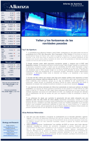 Yellen y los fantasmas de las navidades pasadas