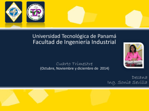 Presentaci&oacute;n de PowerPoint - Facultad de Ingenier&iacute;a Industrial